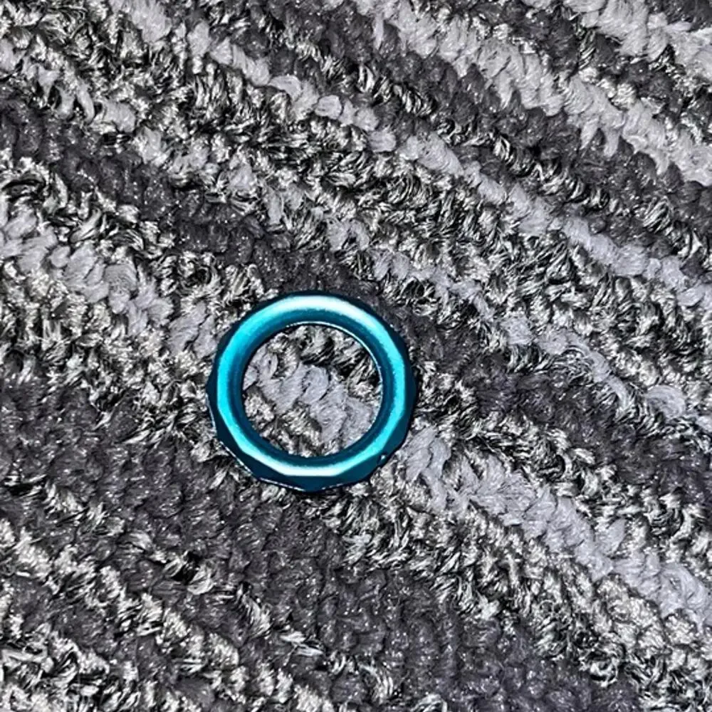 Turquoise Metallic Plastic Craft Rings | Approx. 100 Count Jewelry Making Art